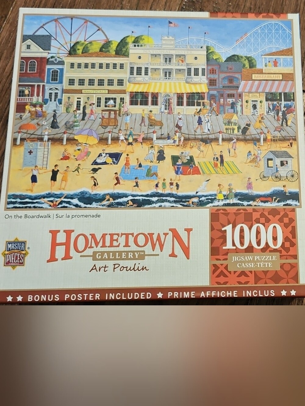 Beach Scene 1000-Piece Jigsaw Puzzle - Multicolor